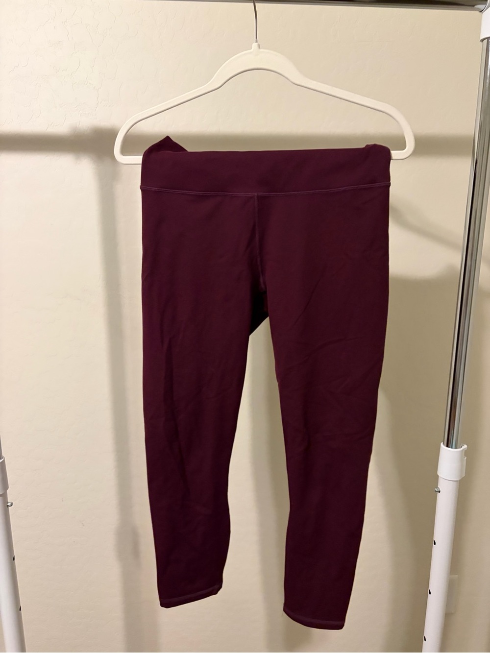 Fabletics Power Hold Plum Active Leggings